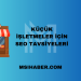 Küçük İşletmeler İçin SEO Tavsiyeleri