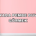Rüyada Pembe Duvar Görmek